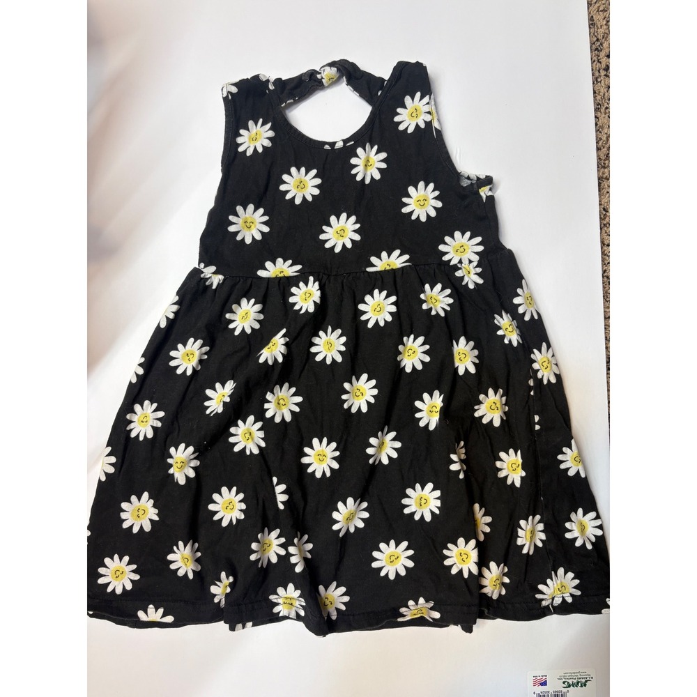 Wonder Nation The Childrens Place Girls 4T-5T Summer Dress Lot Daisy Leopard - Picture 4 of 10